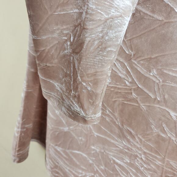 525 America Asymmetrical One Shoulder Top In Champagne Size XS - Picture 6 of 12